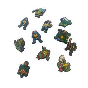 11 piece “teenage mutant ninja turtle pattern” shoe charms